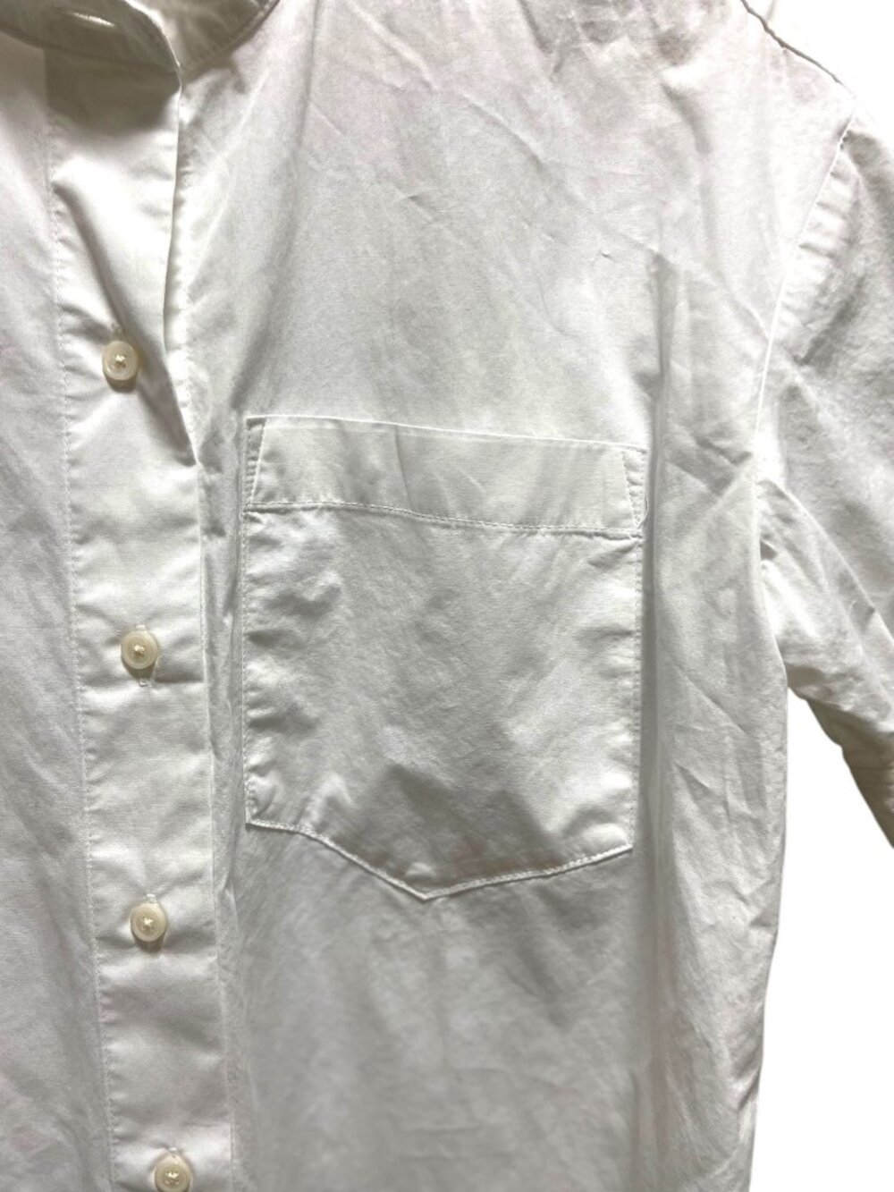 Banana Republic Button Down Shirt White Size S Minimalist Preppy Old Money Cute - Picture 10 of 16